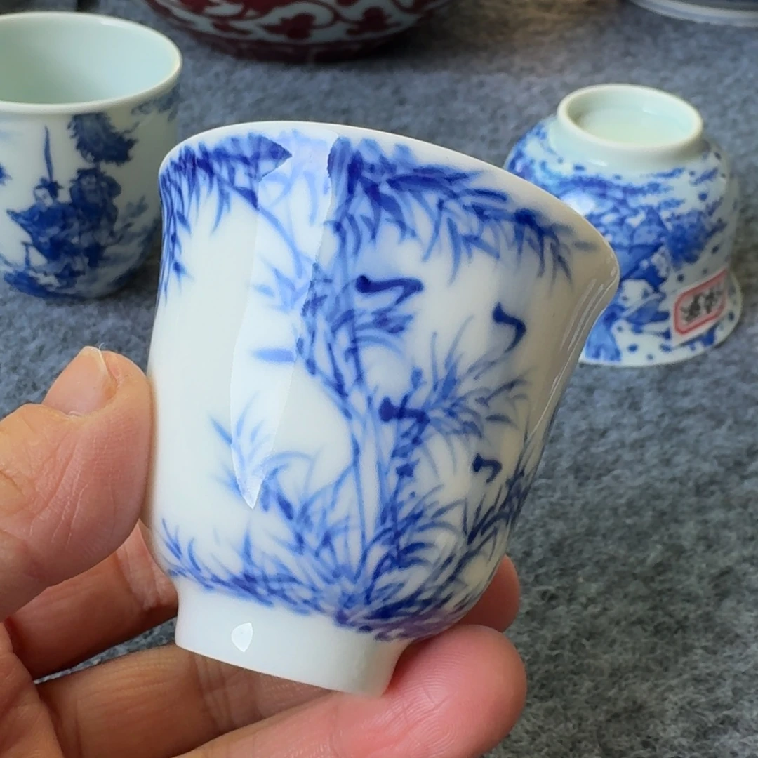 现代景德镇陶瓷手绘茶具