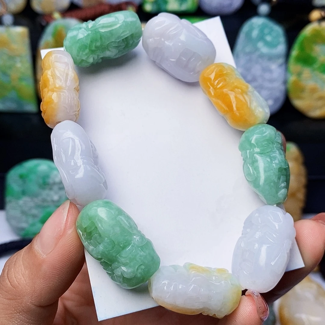 定制翡翠未镶嵌翡翠Ａ货一物一证