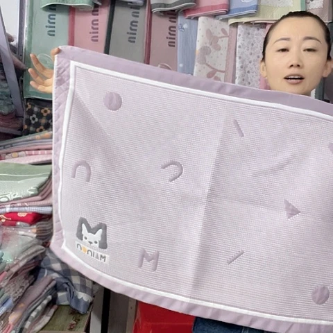 棉特价促销紫色字母小狗