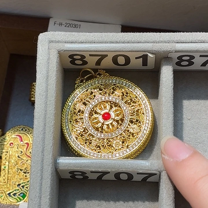 铜合金8701强保色发 1 个壹笔壹吊坠