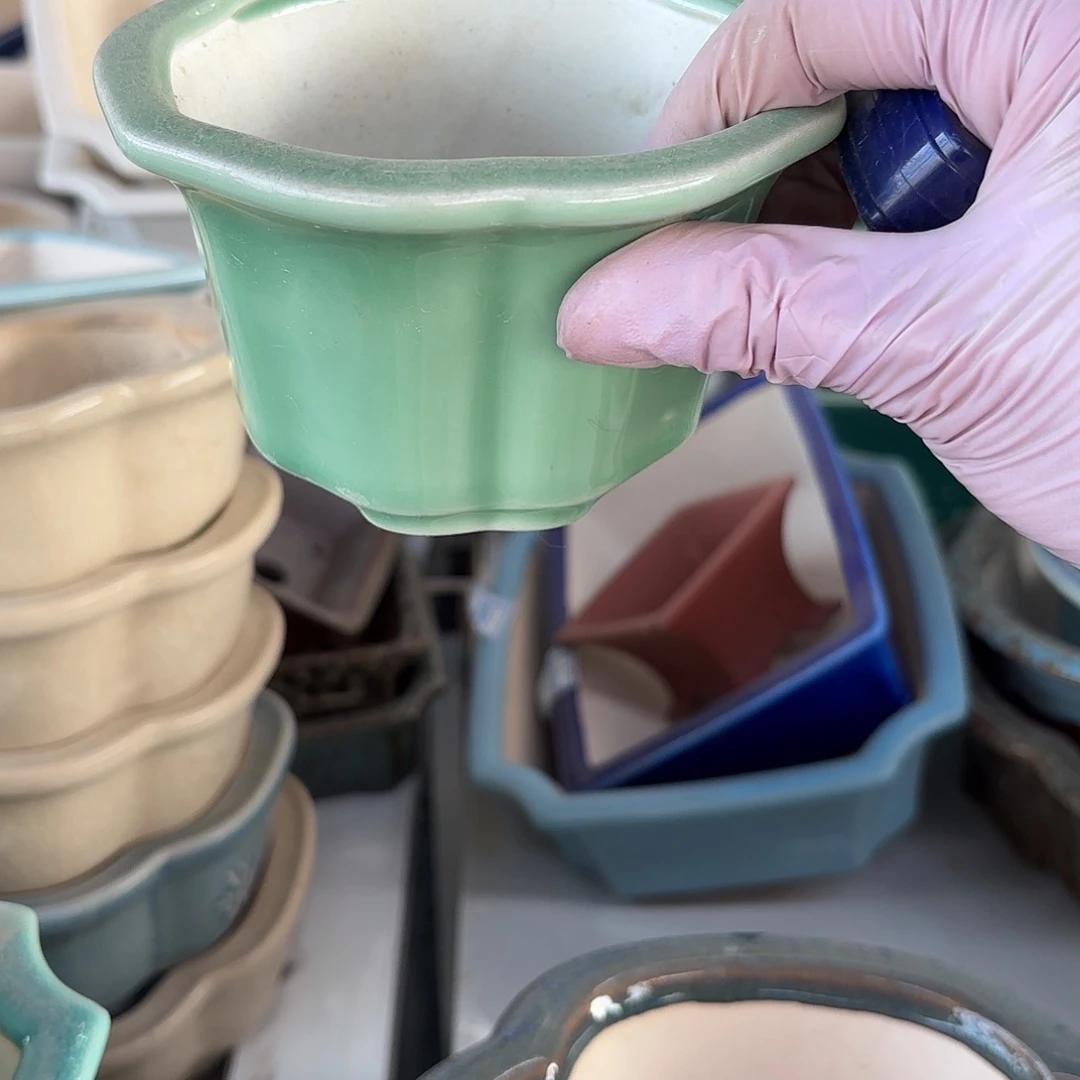 付***友紫砂花盆紫砂工艺品