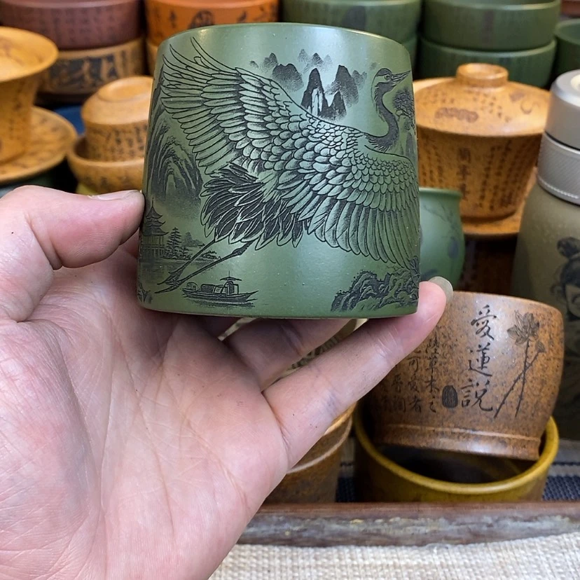 【闪购商品】紫砂杯子宜兴全手工紫砂杯