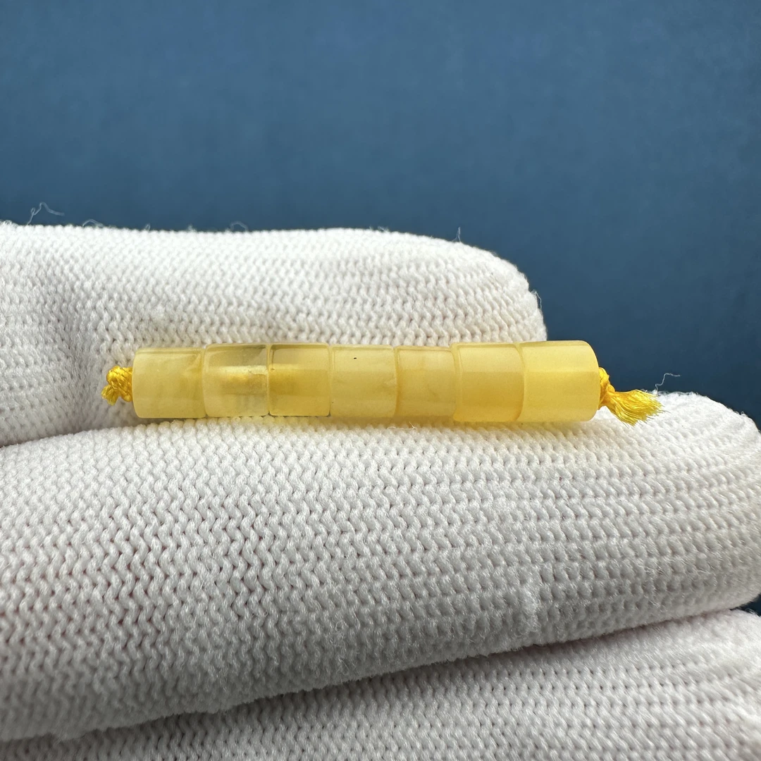 J3265天然俄料蜜蜡 隔片套装5.4mm一物一图实物拍摄假一罚十