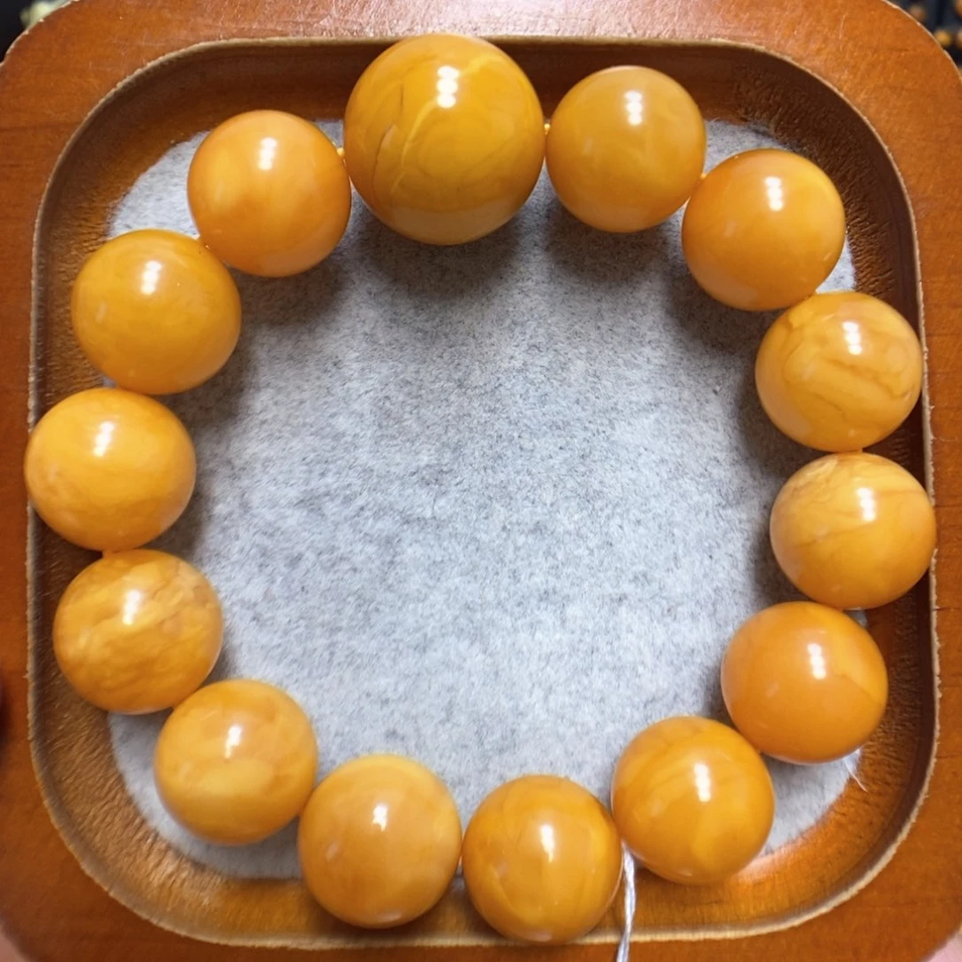 蜜蜡手串未镶嵌蜜蜡手串