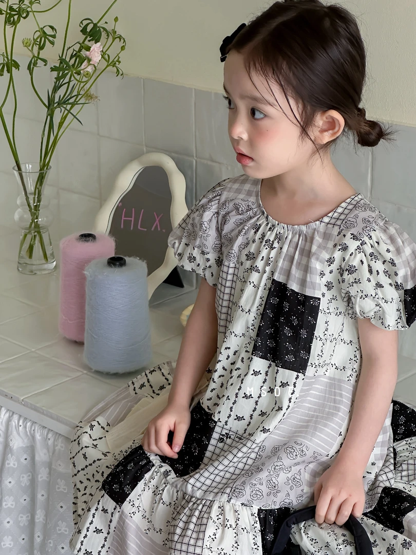 佑佑家25夏季新款简韩刺绣花边棉布裙（身高➕10）