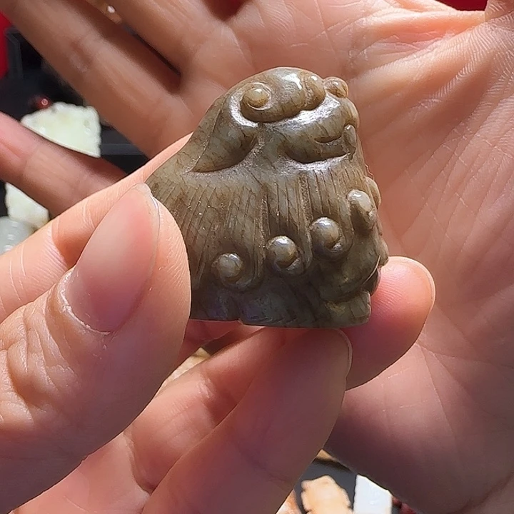 和田玉车挂未镶嵌