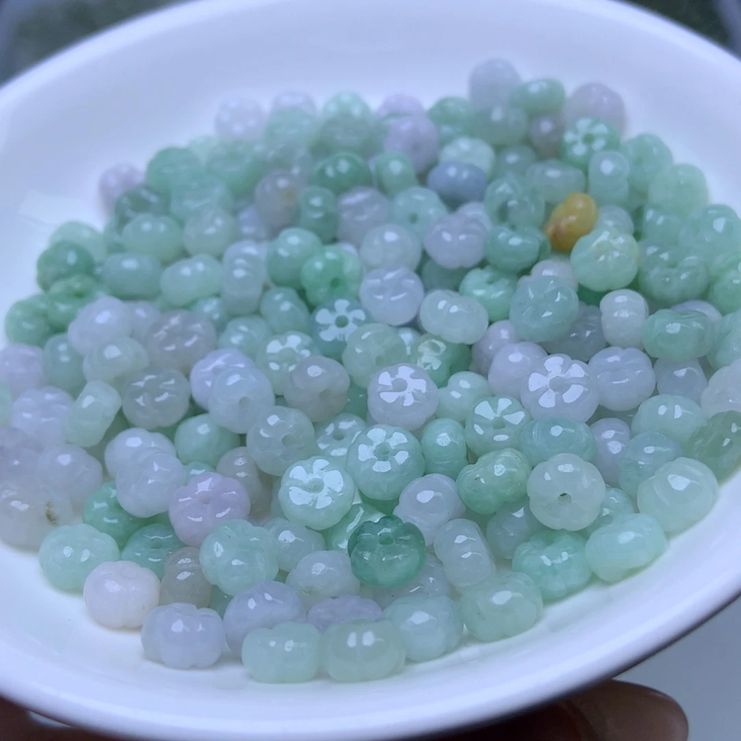 散珠翡翠卡4乘7冰紫绿南瓜40个