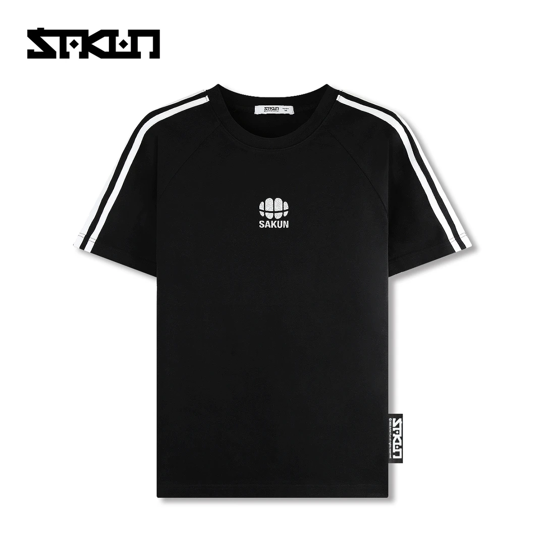 【欧若风】SAKUN情侣舒适休闲圆领T恤-JS（集合T）