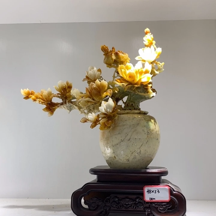 未镶嵌蛇纹石玉（覆膜）珠宝奇石