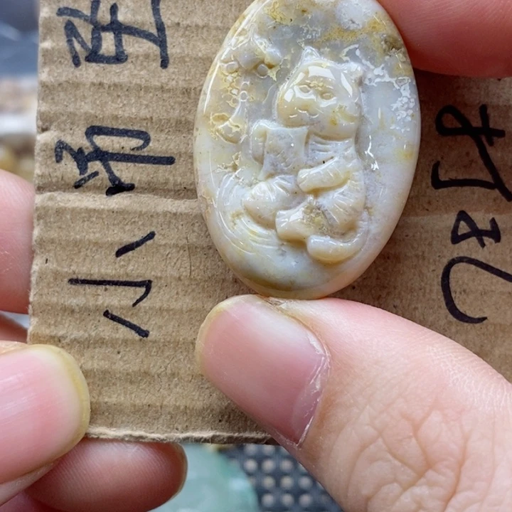 硅化珊瑚（珊瑚玉）颈饰未镶嵌