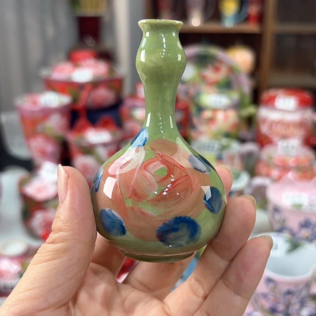 景德镇手绘高温釉下彩陶瓷茶具