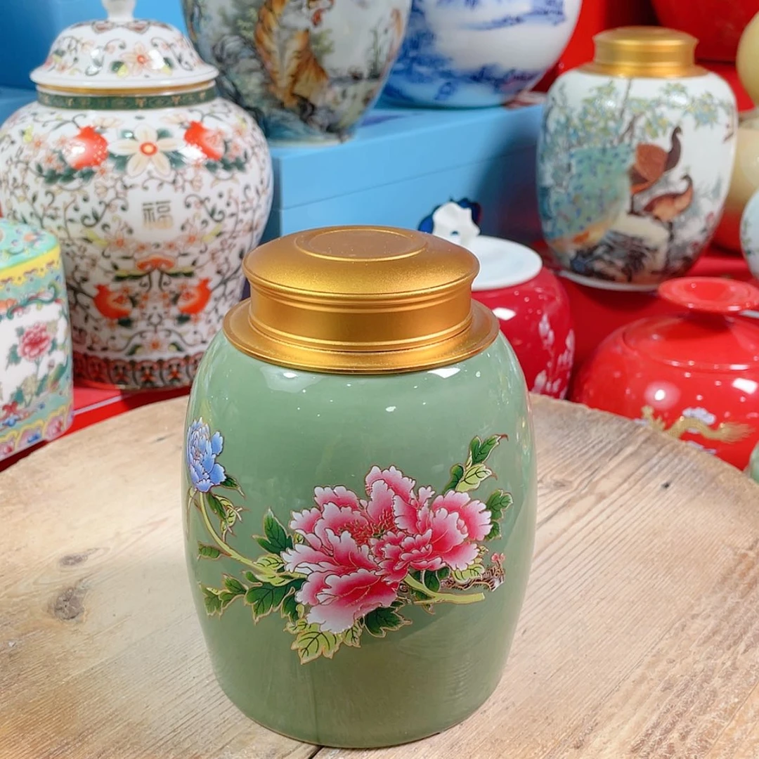 【闪购商品】罐陶瓷茶叶罐密封罐