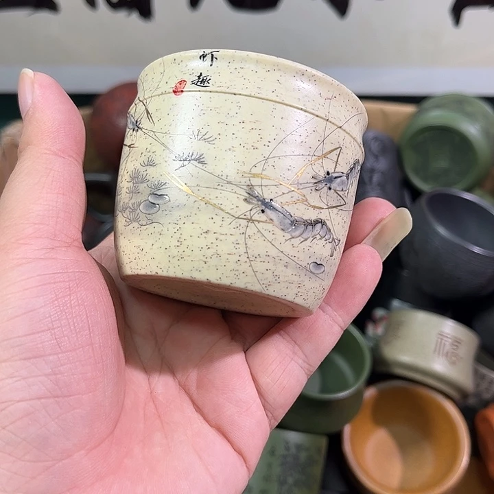 茶杯紫砂全手工紫砂主人杯
