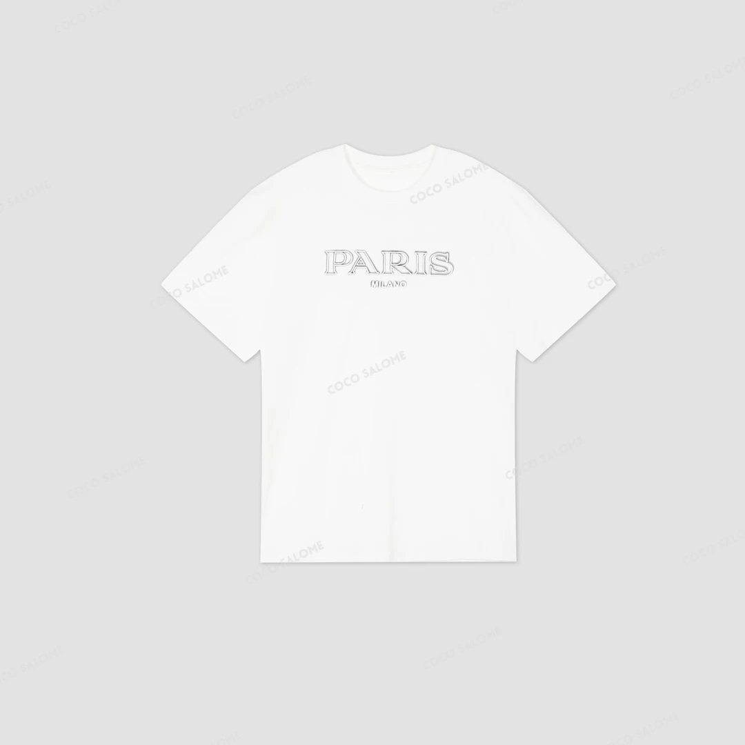 安安推荐【巴黎短袖】100棉205g大版宽松短袖BL-TXS51123939J