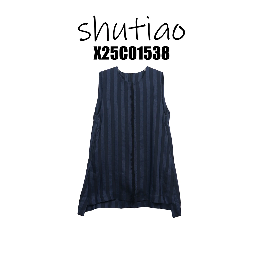 【SHUTIAO】2025春夏：新款小众设计款背心X25C01538