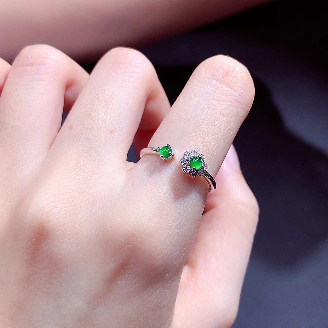 翡翠戒指未镶嵌翡翠