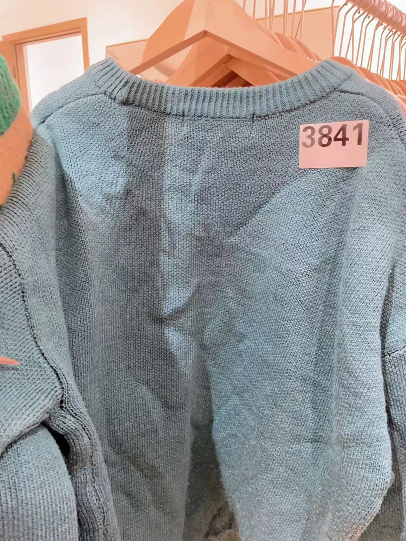 董姐女装毛衣样板毛衣春秋款提花百搭针织打底衫（下单备注编码）