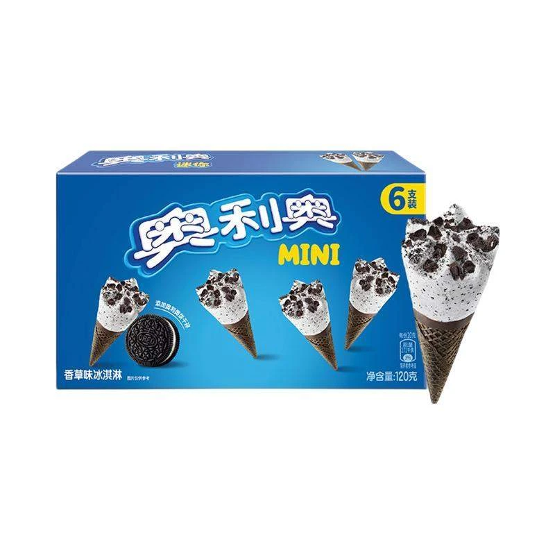 奥利奥迷你甜筒香草味冰淇淋 120g