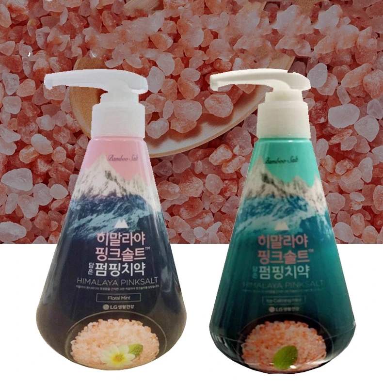 喜马拉雅粉盐派缤牙膏 按压式牙膏