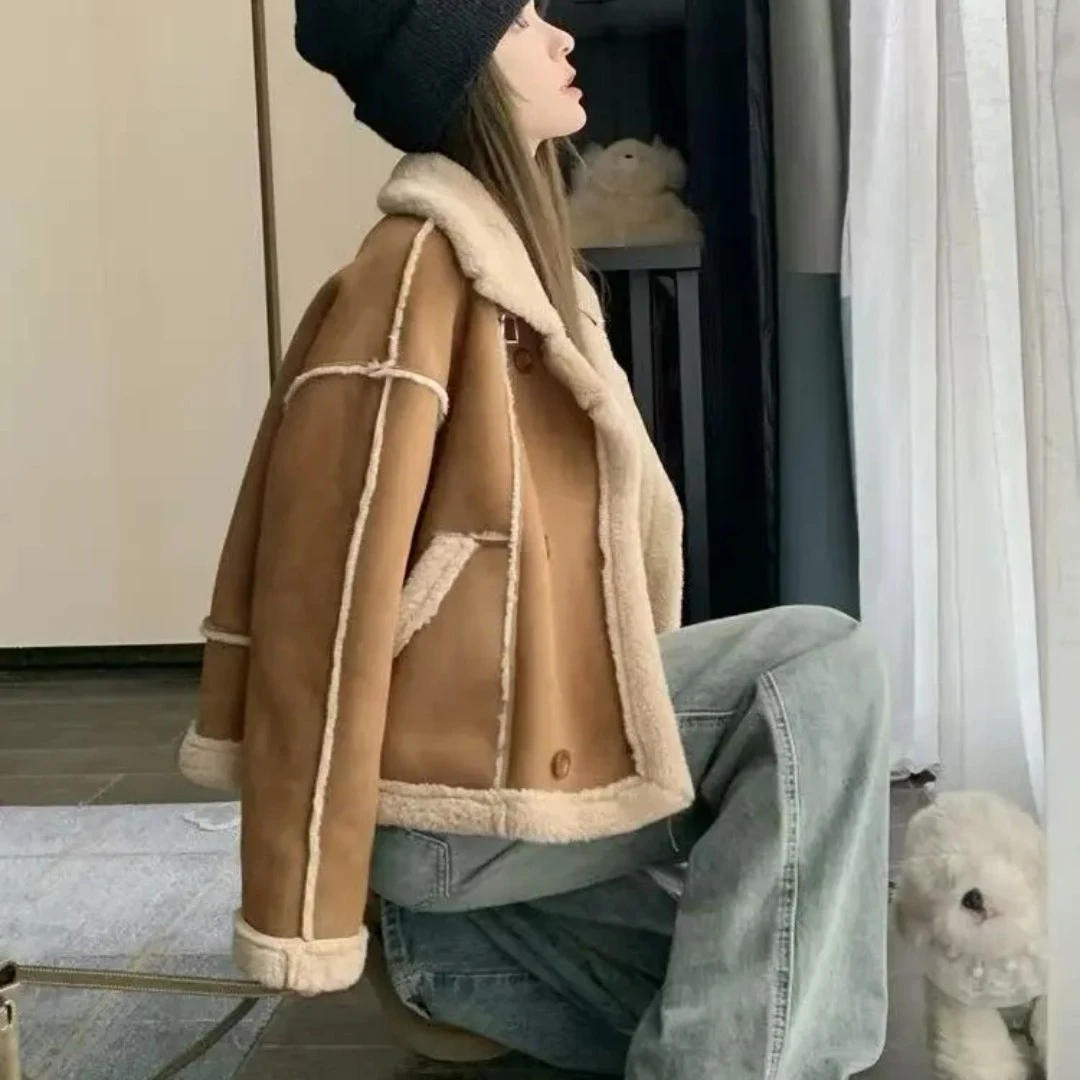 2025冬季加厚百搭皮毛一体（非图片款）