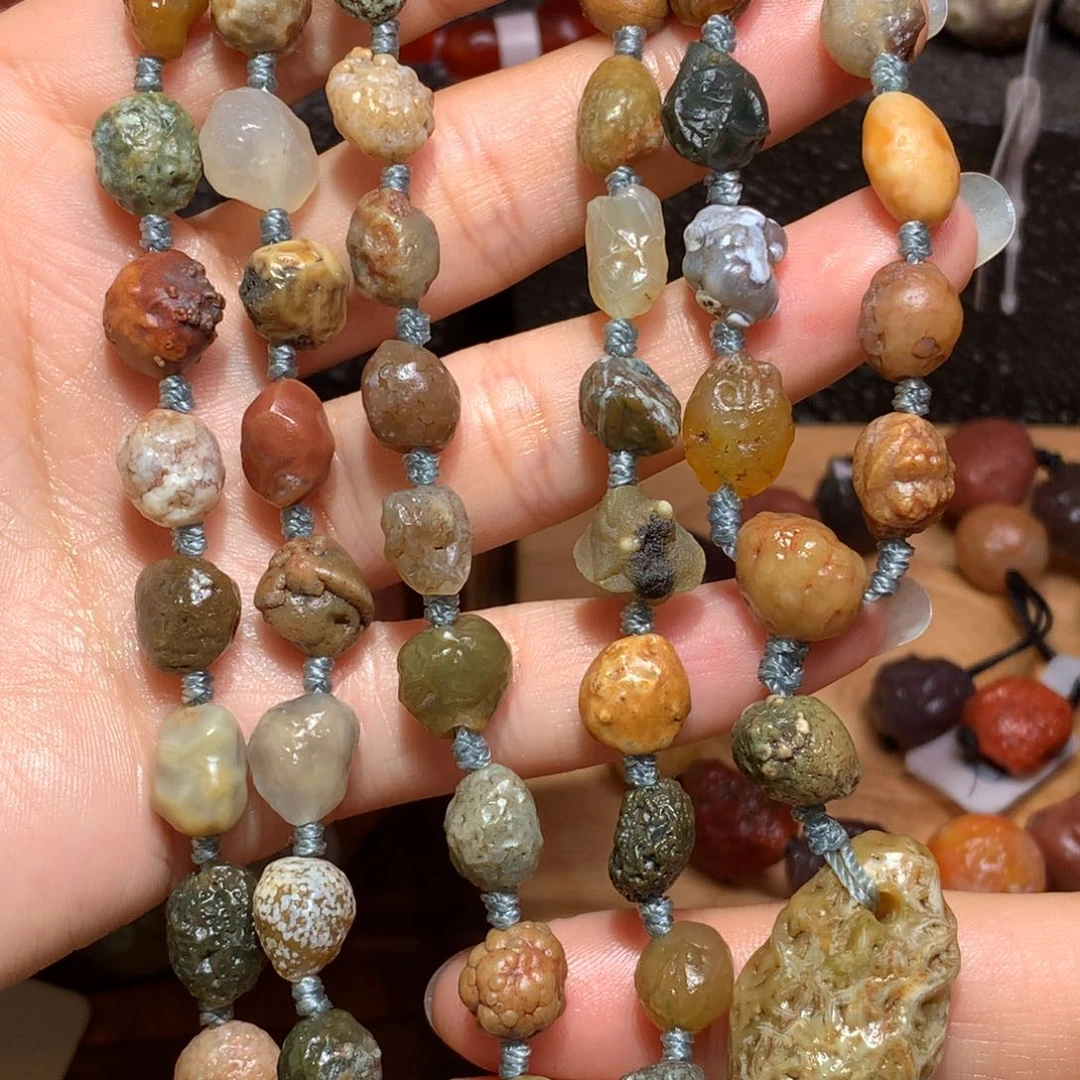 未镶嵌玛瑙/玉髓珠宝半成品