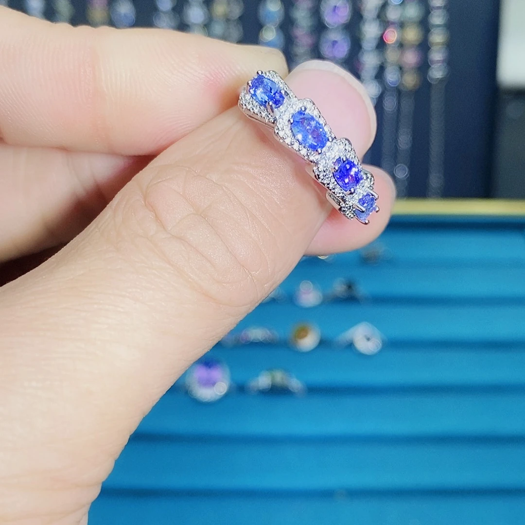 紫晶珠宝半成品银S925镶嵌