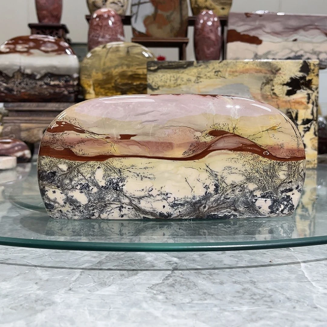 广西石心*国画石摆件