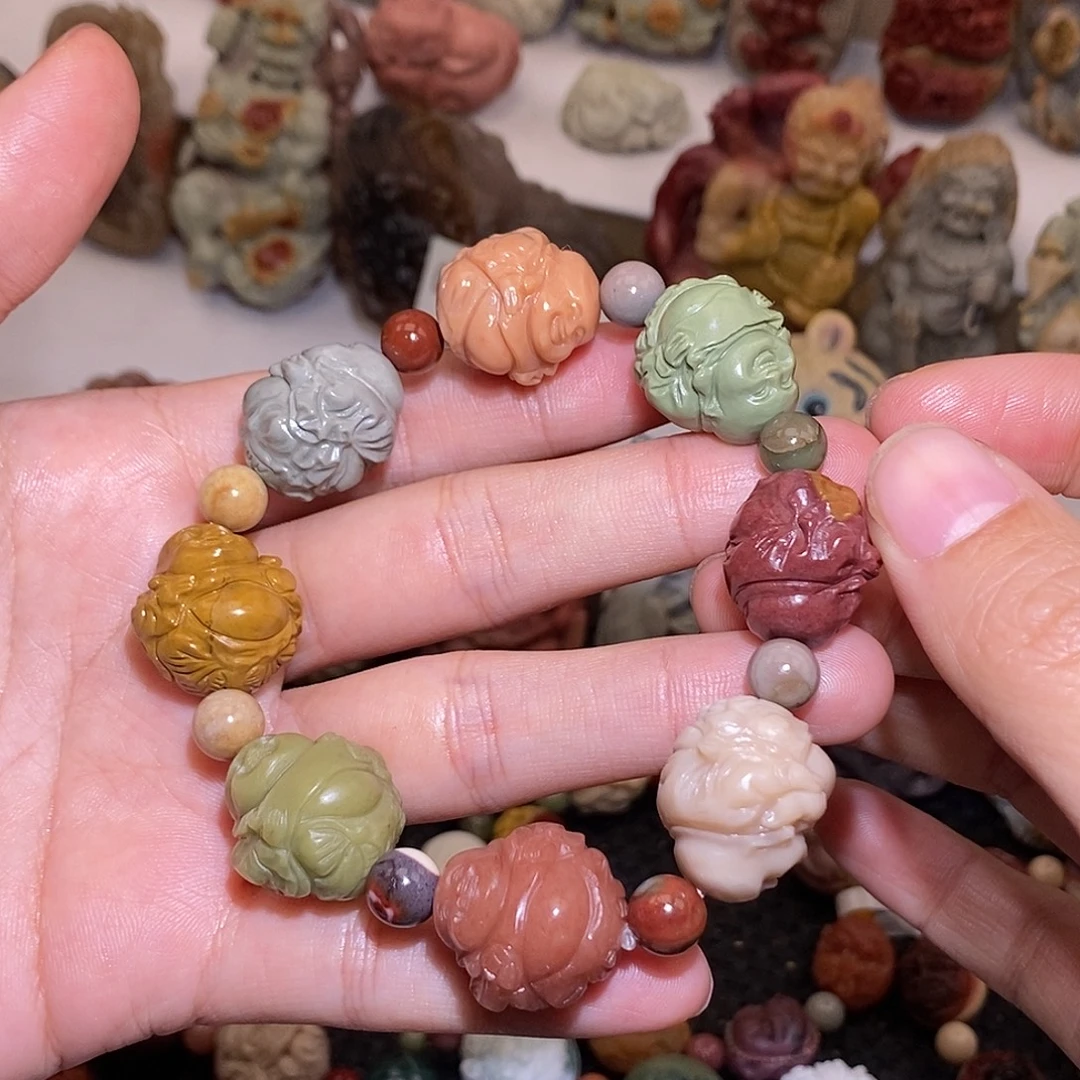 石英质玉（阿拉善玉）未镶嵌手链