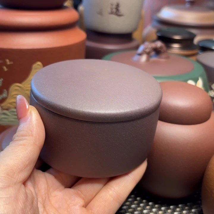 紫砂茶叶罐中高端紫砂茶叶罐