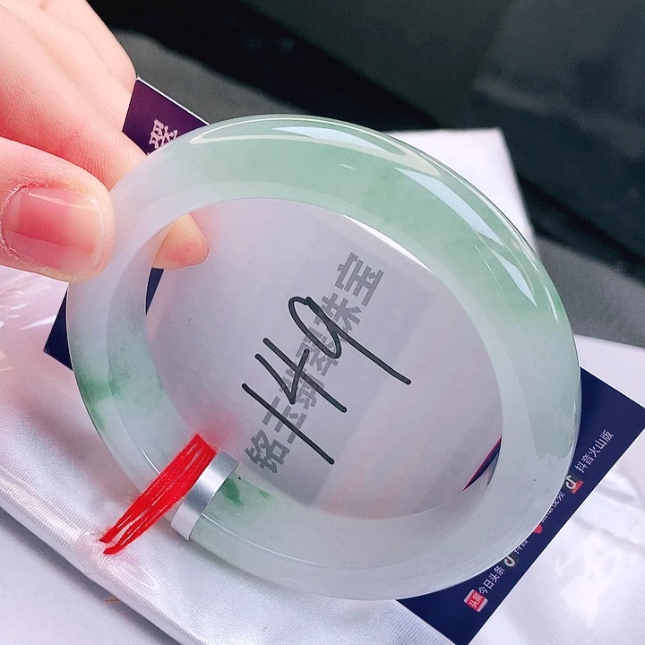 翡翠未镶嵌手镯缅甸天然a货翡翠手镯