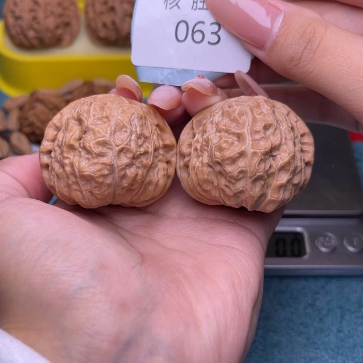把件文玩核桃南瓜墩42.063
