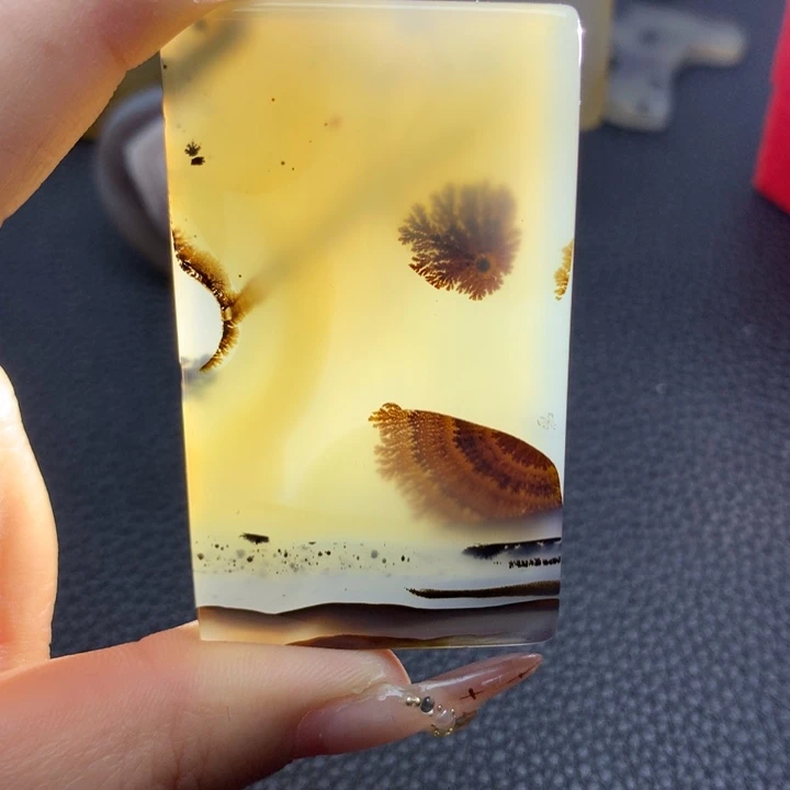 般***心玛瑙/玉髓未镶嵌颈饰