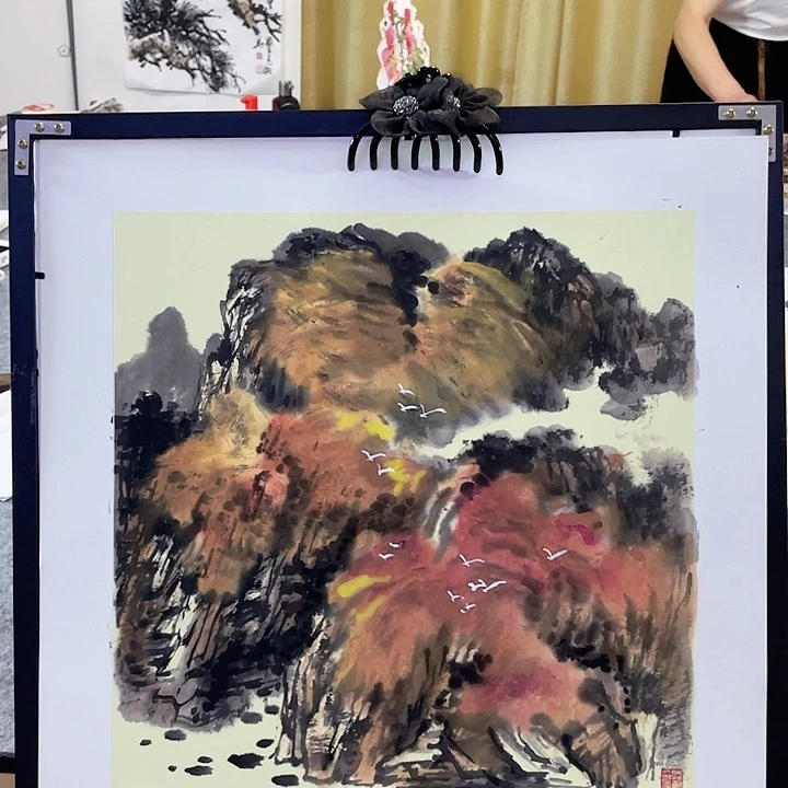 国画张圣敏先生纯手绘作品