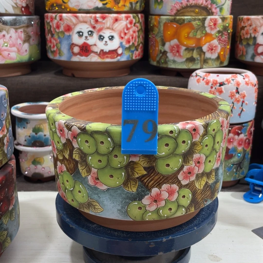 红陶多肉花盆特价微瑕