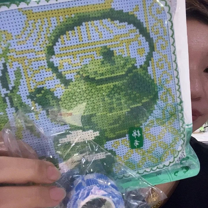 东***材十字绣鞋垫半成品正品茶杯垫27