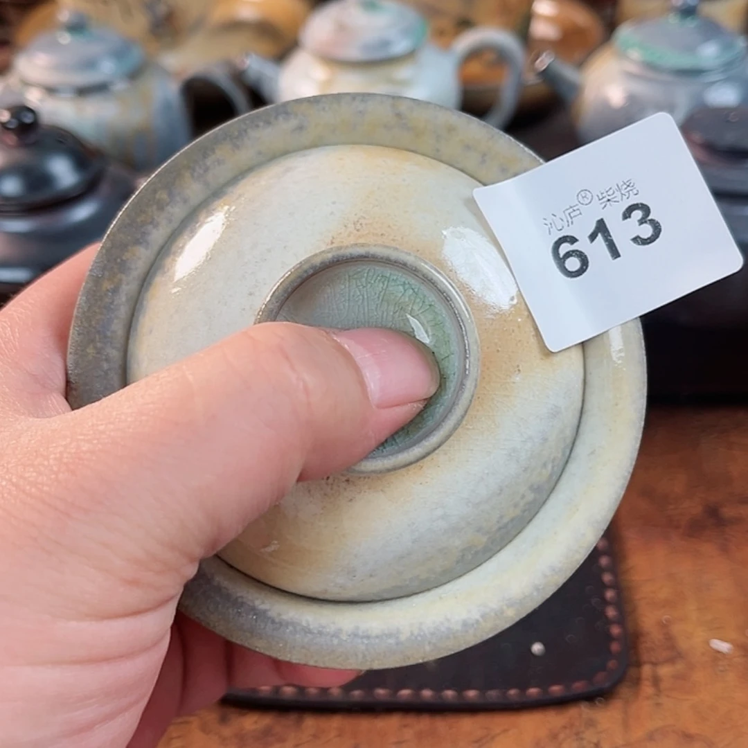 【闪购商品】许**欢沁庐柴窑古法柴烧全手工茶具