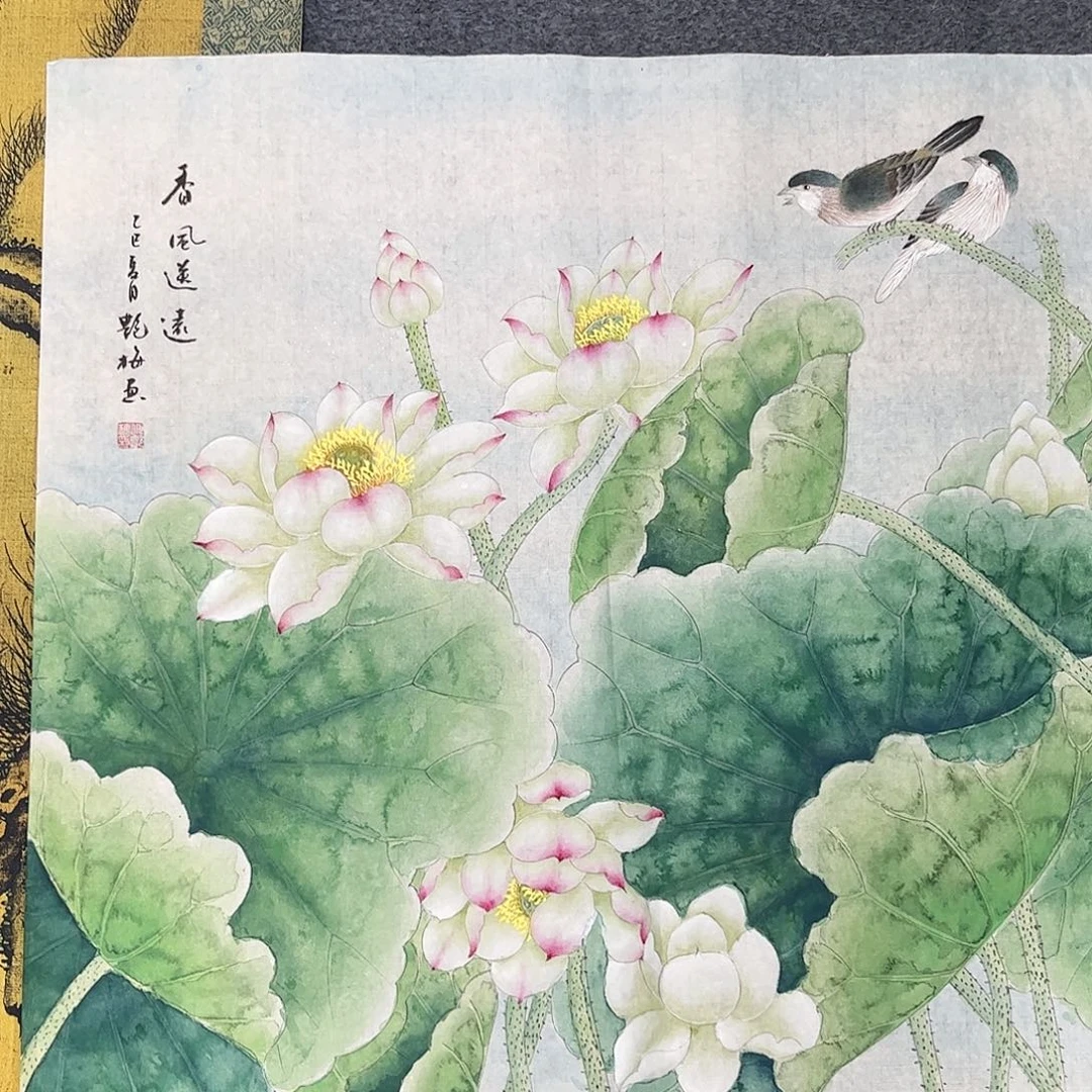 国画国画作品宣纸纯手绘