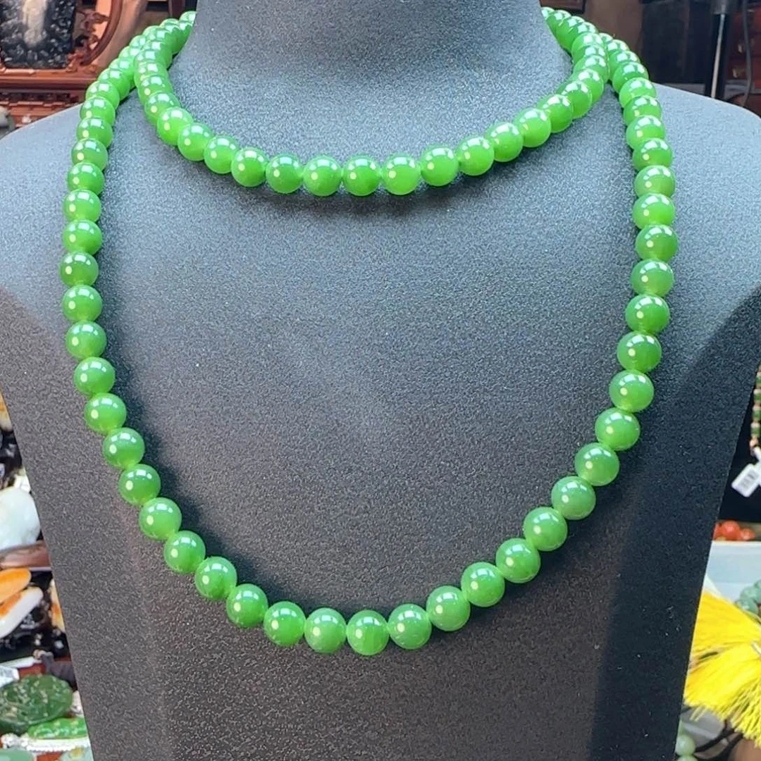 和田玉（碧玉）未镶嵌颈饰Ka 8