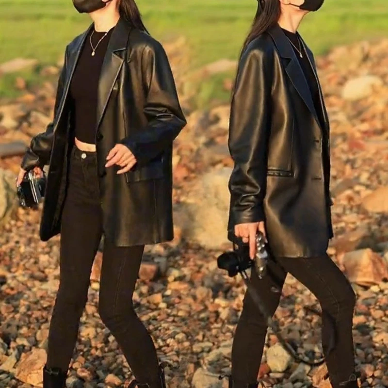 机车服新款时尚洋气百搭女装