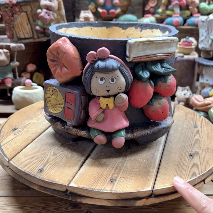 嘻哈多肉花盆百搭