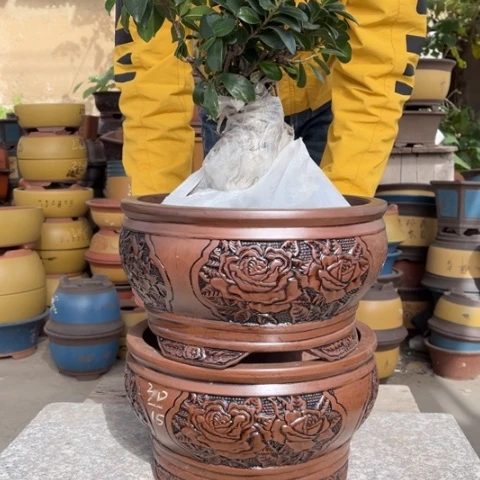 花盆紫砂特价包邮送盒子