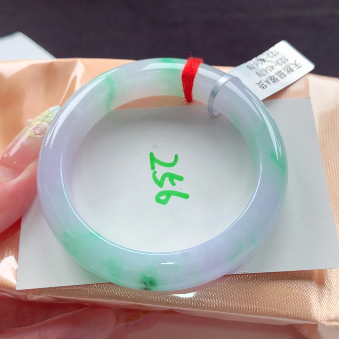 翡翠手镯未镶嵌天然缅甸翡翠A货手镯 256号