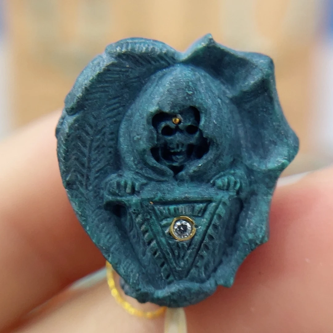 未镶嵌绿松石珠宝奇石