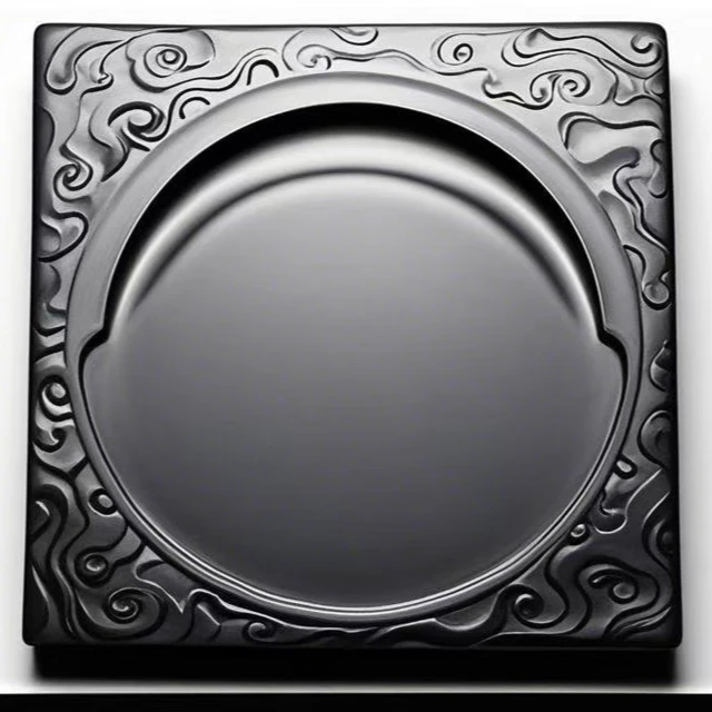 匠心非遗《云卷云舒》精品歙砚砚台歙砚小楷老坑原石黑龙潭