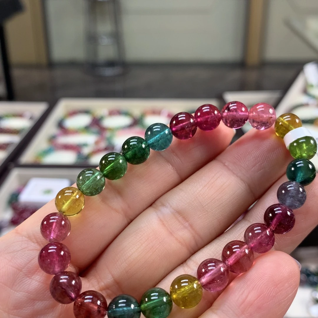 手链碧玺未镶嵌7.8左右