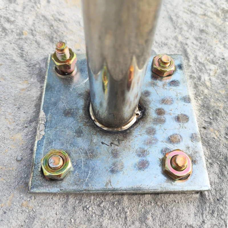 支撑架遮阳网支撑杆水泥地 简易遮阳棚防晒固定立柱子 户室外篷布