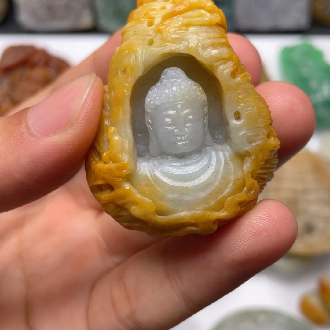 海***面未镶嵌定制翡翠翡翠