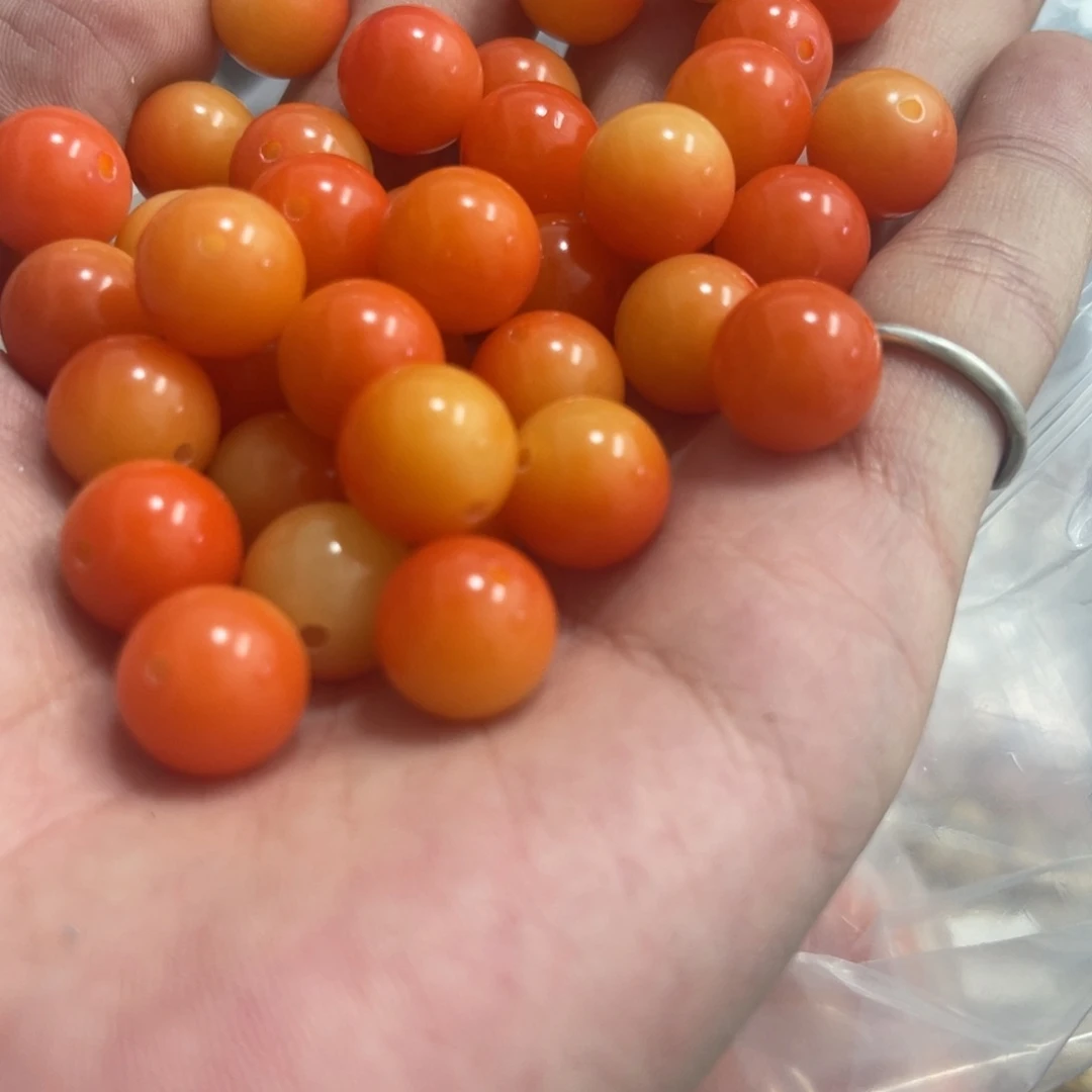 吊坠白玉菩提q12/100+10颗橘子汽水