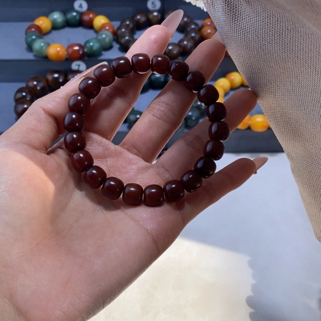 朵***姐手串菩提根/象牙果全品无暇卡9×10