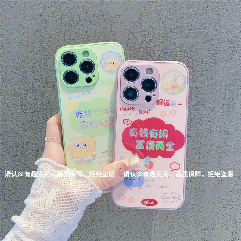 金属烫金玻璃壳适用苹果iPhone16/华为荣耀/OPPO/VIVO/小米手机壳